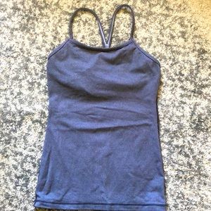 Lululemon striped workout top